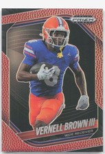 2025 Prizm Black NIL Vernell Brown III Footbal /225