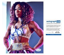 Alycia Baumgardner AUTOGRAPH Signed Boxing Champion Autographed 8x10 Photo ACOA