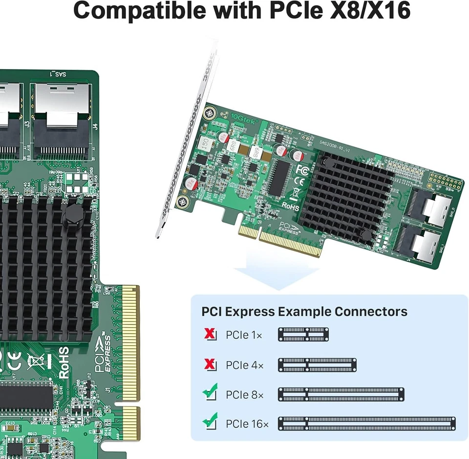 PCI Express SAS/SATA HBA Chip, X8, 6Gb/s - Image 4 of 4