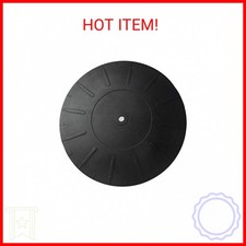 7 inch Turntable Platter Mat Rubber Silicone Turntable Slipmat Pad for All LP Vi