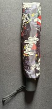 Ed Hardy Skull Tattoo Love Kills Slowly Auto Open Close Compact Umbrella NWT