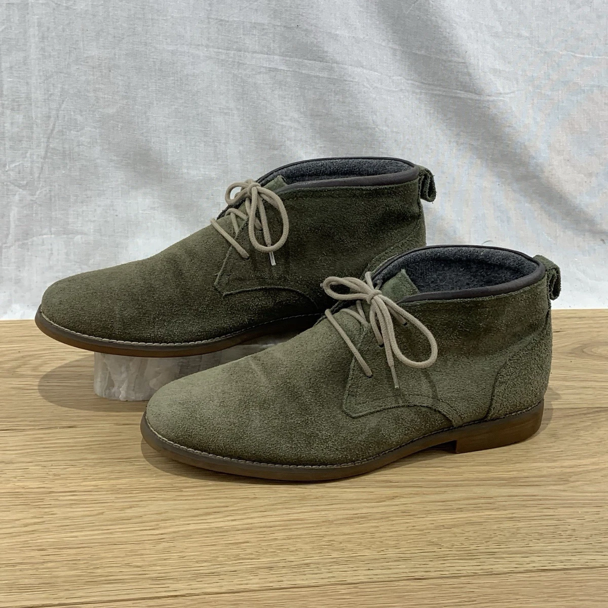 Cole Haan Green Suede Boots for Men for Sale | Shop New 