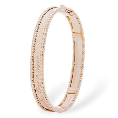 Van Cleef & Arpels Perlee Bracelet 18k rose gold 16cm VCARP3K400 Pre-owned