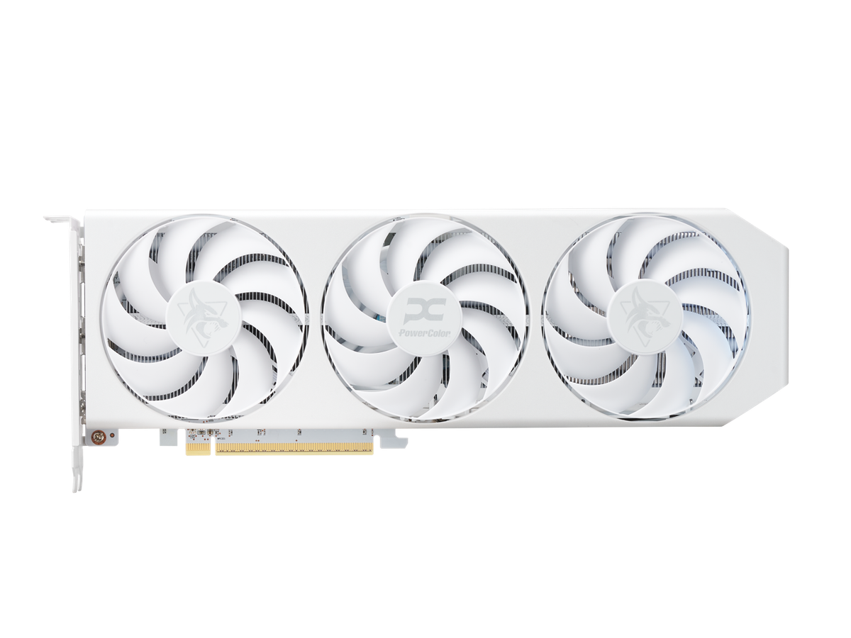 PowerColor Hellhound Spectral White Radeon RX 9060 XT 16GB GDDR6