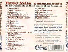 PEDRO AYALA - EL MONARCA DEL ACORDEON NEW CD