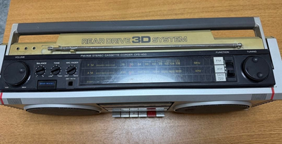 SONY CFS-450 ラジカセ Sony CFS-450 Boombox Stereo Cassette Rec AMS Super Woofer Tested