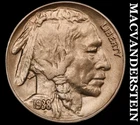 1938-D Buffalo Nickel- Choice Gem Brilliant Uncirculated Luster #J4300