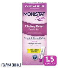 Monistat Chafing Relief Powder Gel, Female Anti-Chafe Protection, 1.5 oz