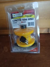 Trimax TLR51 Lunette Tow Ring Lock Trailer Hitch Anti-Theft New, Keyed