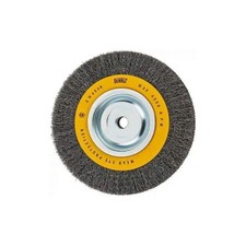 DEWALT Wire Wheel For Bench Grinder, Crimped Wire, 8-Inch (DW4906) Medium 