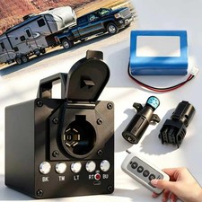 Portable Trailer Light Tester Box with 12V 10Ah Battery Remote Control Operation