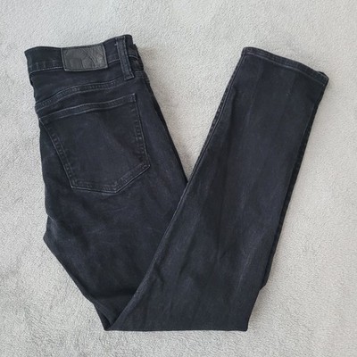 Madewell 32 X 32 black slim denim jeans classic basics grunge goth alternative