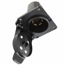  Connector for Trailer Waterproof Electrical 7 Way Socket Adapter