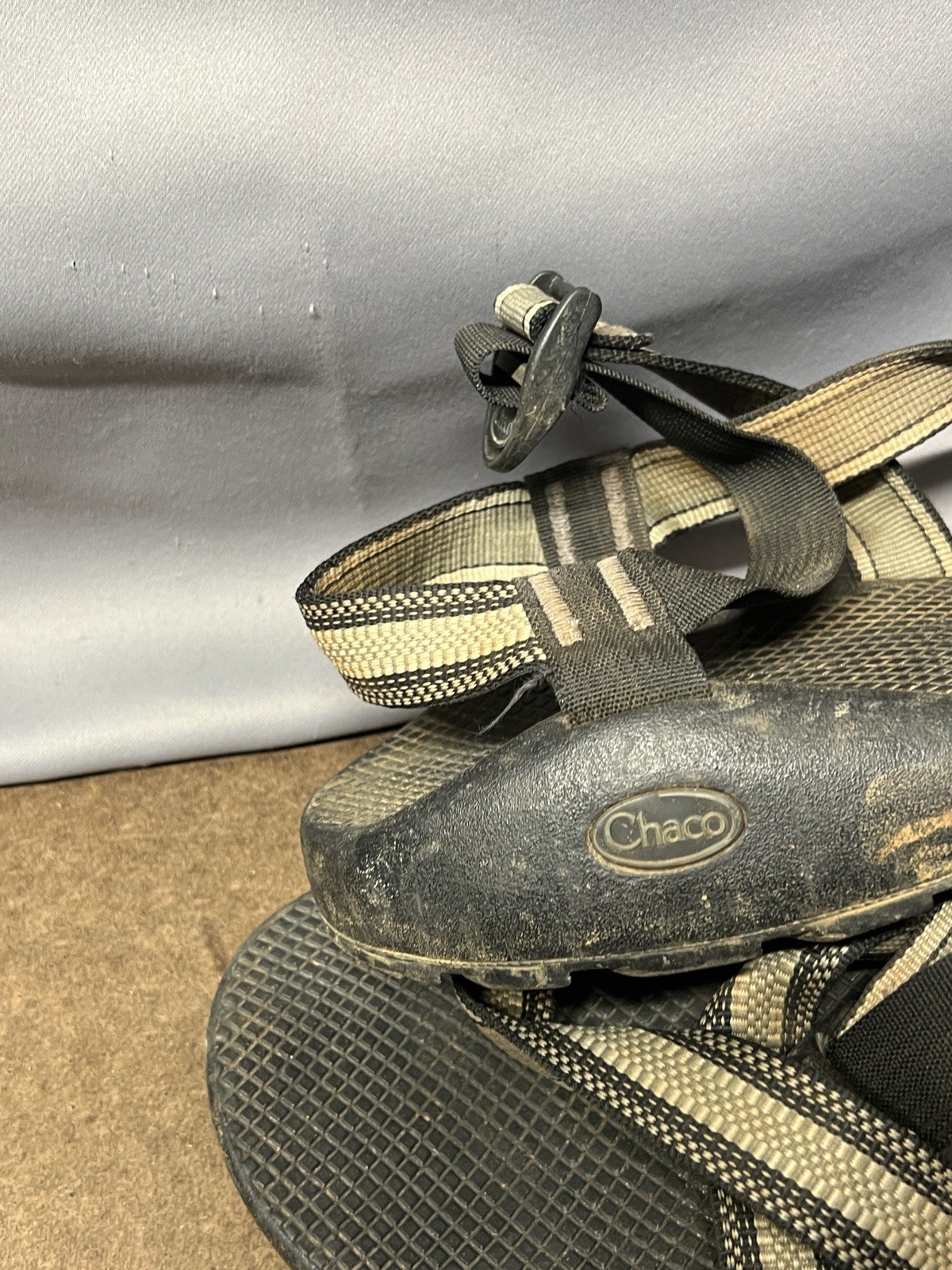 SAOLA Chaco Z2 sandalo sportivo classico uomo taglia 13 marrone nero suola vibram