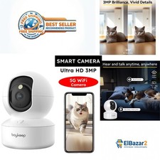 2K Indoor كاميرا مراقبة BoyKeep K30 واي فاي Pet رضع شاشة كمبيوتر 360° الصوتيات