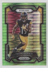 2023 Panini Prizm Neon Green Pulsar Prizm Calvin Austin III #255 o8g