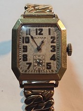 Waltham Art Deco Wristwatch, 1927, Running, Gold Filled, 7 Jewel