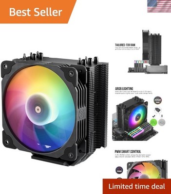 120mm Advanced CPU Cooler with Addressable RGB & Low Noise Operation - V5