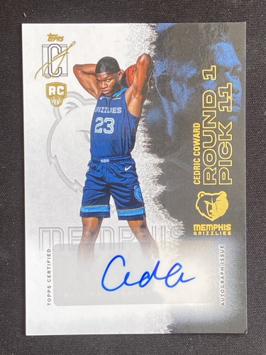 2025 Topps Signature Cedric Coward Base (RAW)