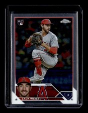 Zack Weiss 2023 Topps Chrome Update #USC155 Los Angeles Angels BASEBALL ROOKIE