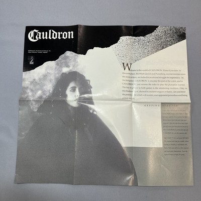 Commodore 64/128 Cauldron I - Map Insert