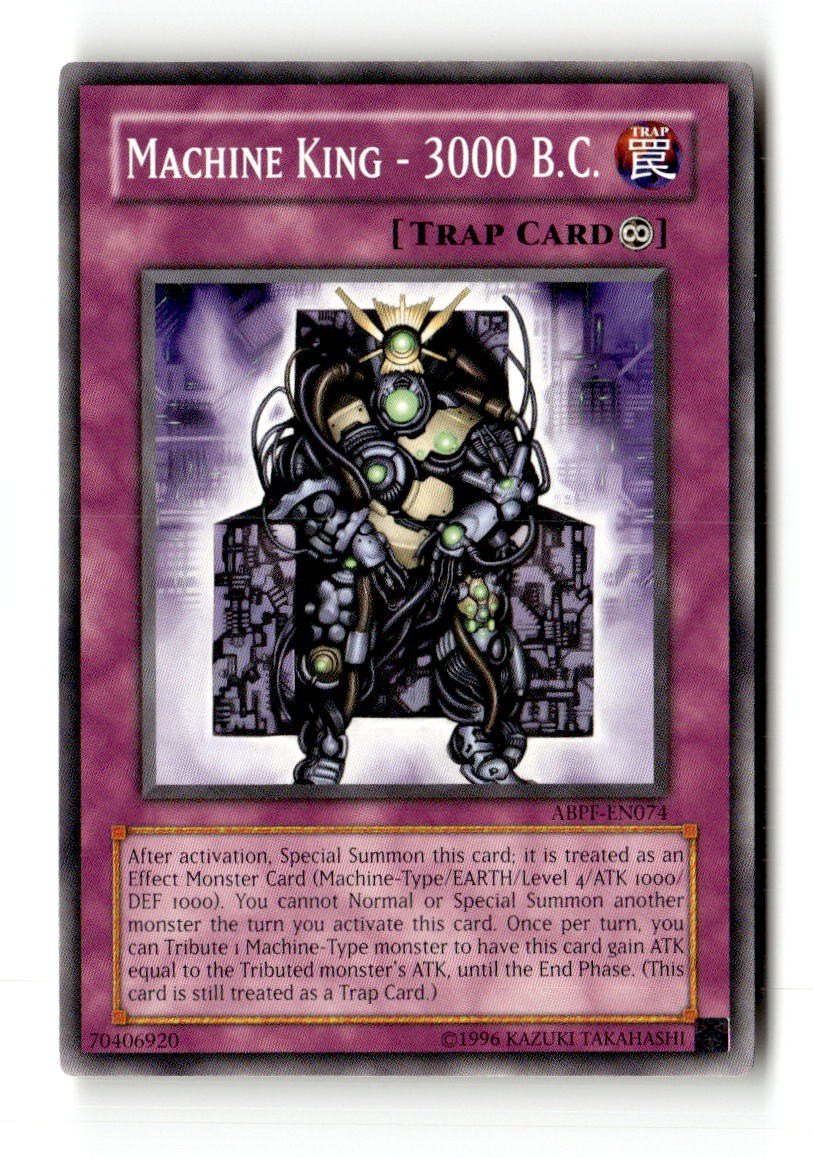 YuGiOh! TCG Machine King - 3000 B.C.: Lightly Played CSP Unlimited - ABPF-EN074