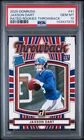 2025 Panini Donruss - Rated Rookies Throwbacks Jaxson Dart #41 (RC) PSA 10