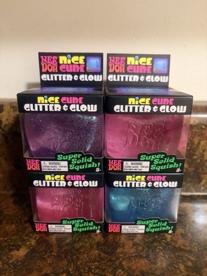 Viral authentic NeeDoh Glitter and Glow Cubes. New and sealed with fast shipping