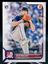 Kyle Muller 2022 Bowman Rookie Card #62 Atlanta Braves. rookie card picture