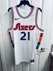Nike Joel Embiid Philadelphia 76ers Sixers City Edition Authentic Nba Jersey 48