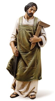 Joseph's Studio by Roman,10.25'' H St. Joseph the Worker Figure, Renaissance C...