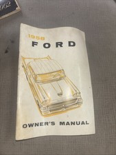 1958 Ford Fairlane Owner's Manual