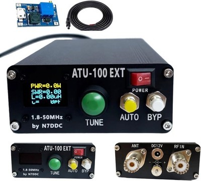 High-Quality ATU-100 Antenna Tuner with Lightweight Aluminum Shell & USB Power