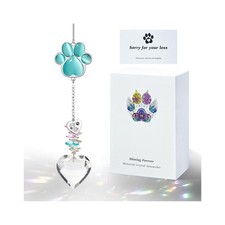 Pet Memorial Suncatcher - Dog Memorial Gifts, Pet Loss Sympathy, Thoughtful D...