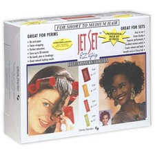 Olivia Garden Jet Set Self-Gripping Curler Kit 48 Count for Setting Perms