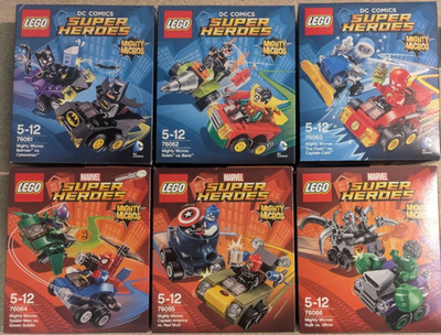 LEGO DC Comics Super Heroes Mighty Micros 76061 76062 76063 76064 76065 76066
