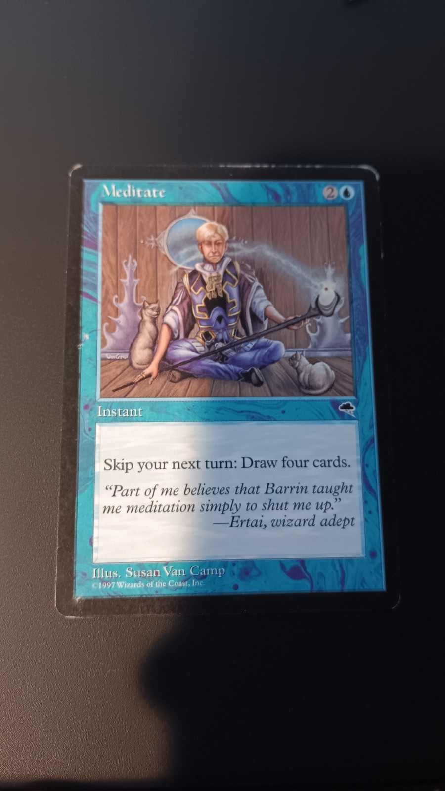 Meditate Tempest Regular Magic The Gathering Mtg Rare Reserve List Blue