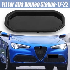 Black Radar Cover ACC Bumper Sensor Accessories For 2017-2022 Alfa Romeo Stelvio
