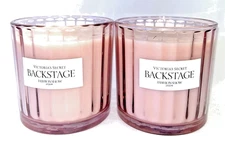 2 Backstage Scented Candle Victoria Secret 14.5 oz
