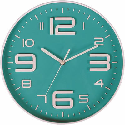 Non-Ticking Silent Quartz Wall Clock with Big 3D Number Modern Design Quiet Swee
