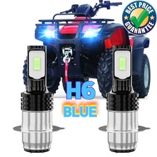 For Honda Rancher 350 2000-2006 8000K BLUE H6 LED Headlight Bulbs 2X