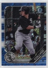 2019 Bowman Chrome Prospects Blue Shimmer Refractor 115/150 Zack Collins y0i