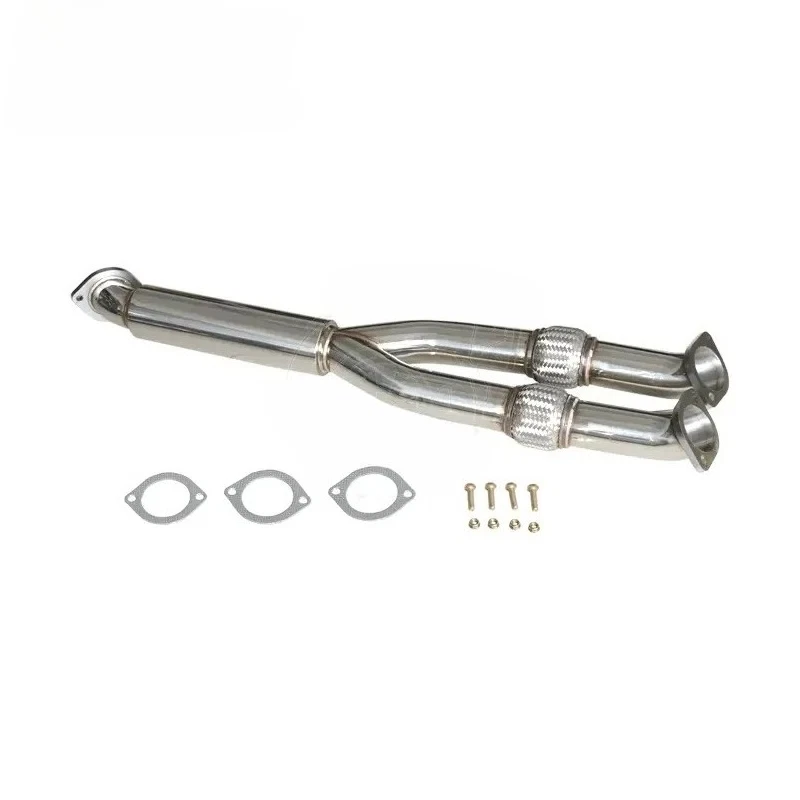 Exhaust Downpipe Y-pipe for Nissan GTR GT-R R35 2009+ with muffer Foto 2 de 4