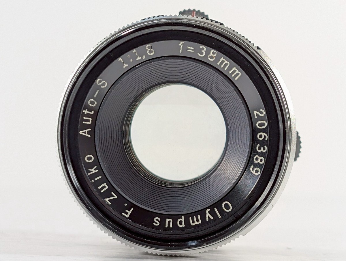 Exc+5] Olympus F.Zuiko Auto-S 38mm f/1.8 MF Lens for Pen F FT FV