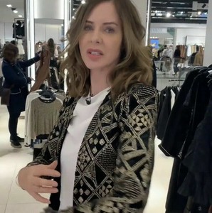 zara embellished blazer