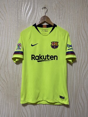 BARCELONA 2018 2019 AWAY FOOTBALL SHIRT SOCCER JERSEY NIKE 918990