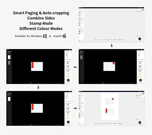 SHINE 500 PRO CZUR A4 SCANNER  PORTATILE PER DOCUMENTI (NO LIBRI) FOTO 5MP CMOS - Immagine 4 di 4