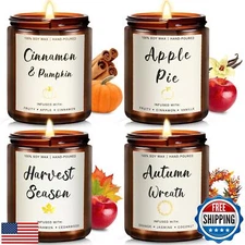 Scented Candles Set, Aromatherapy Candles for Home Scented, 4 Pack Candle Gif