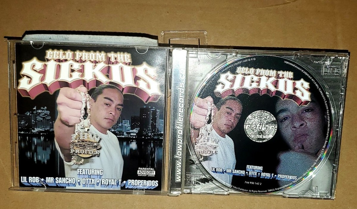 GELO FROM THE SICKOS CD LIL ROB LIL ONE LOW PRO MR SANCHO