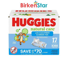 Huggies Natural Care, Refreshing Clean Baby Wipes, 17 Packs 1088 Ct. 